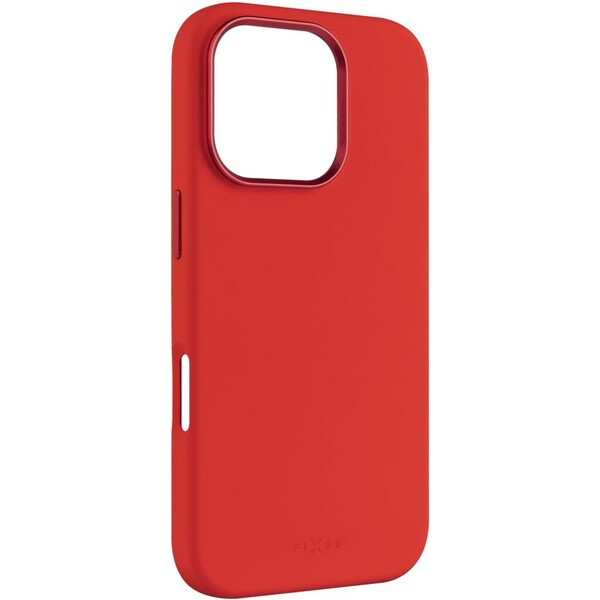 FIXED MagFlow silikonový kryt s MagSafe Apple iPhone Air červený