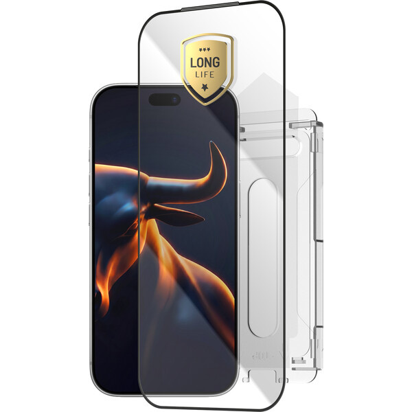 FIXED Armor Long-Life tvrzené sklo s aplikátorem Apple iPhone 18 Pro černé