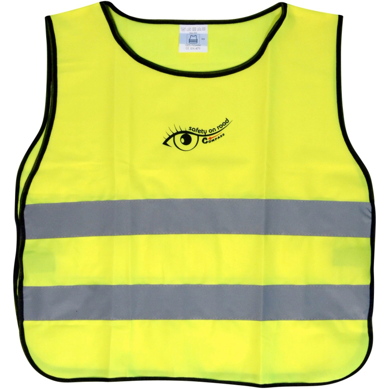 Výstražná vesta pro děti žlutá Compass