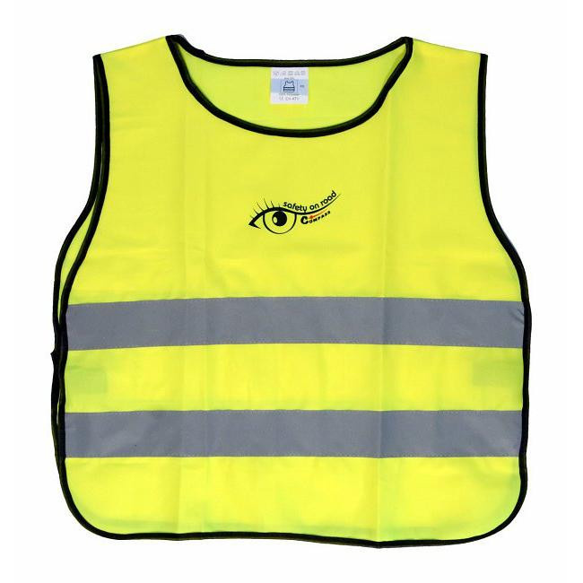 Výstražná vesta pro děti žlutá Compass