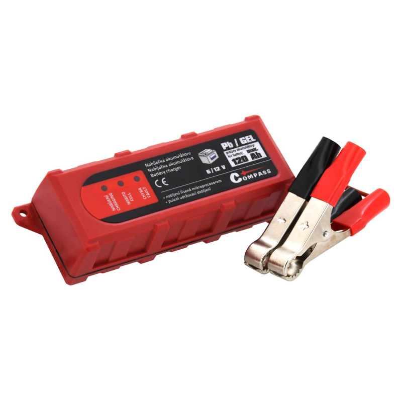 Compass Nabíječka mikroprocesor 1A 6/12V PB/GEL