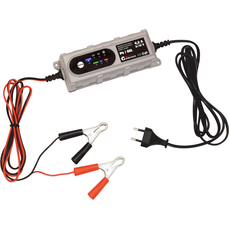 Compass Nabíječka akumulátorů PB / GEL 12 V 4,2 Amp