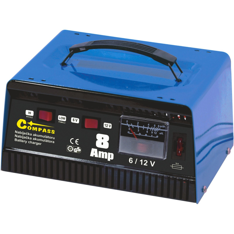 Compass Nabíječka akumulátorů 12 V 8 Amp Metallic