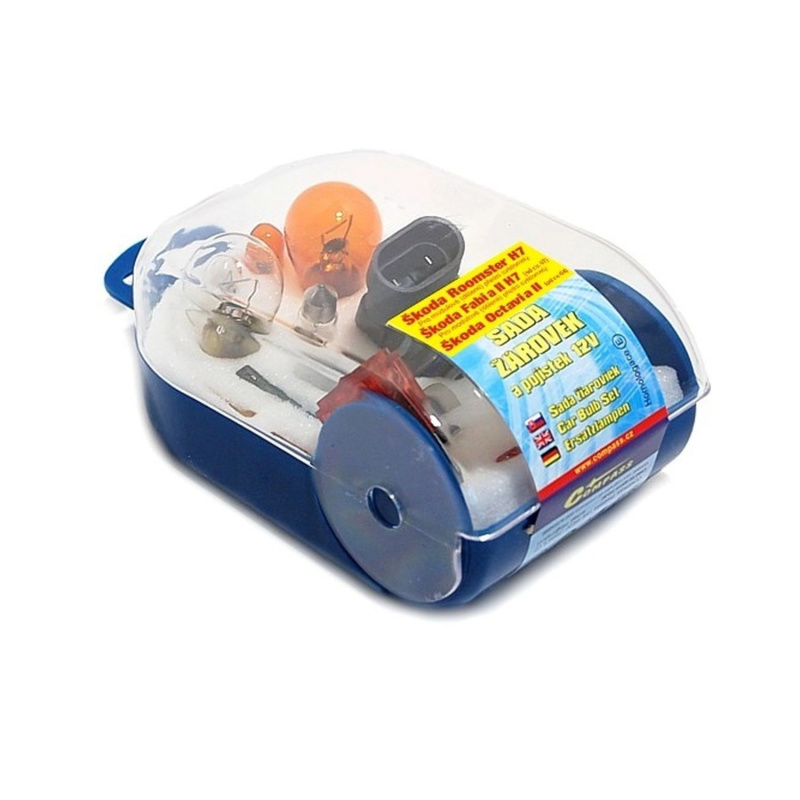 Compass Žárovky box ŠKODA ROOMSTER H7 + OCT2/FAB2