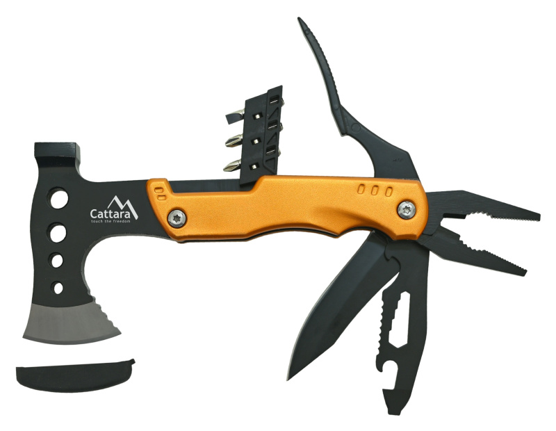 Cattara Multifunkční nůž/sekerka MULTI AXE 15v1, 17,5 cm