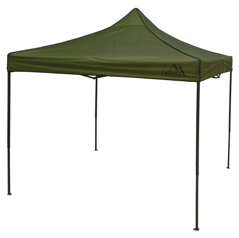 CATTARA Párty stan nůžkový 3x3m zelený WATERPROOF