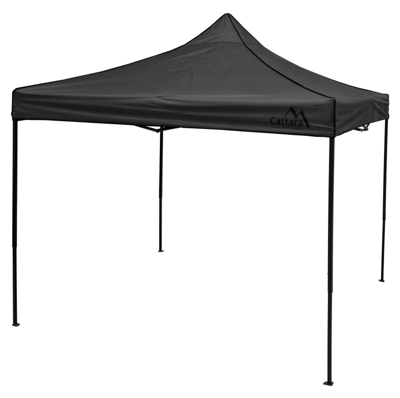 CATTARA Párty stan nůžkový 3x3m šedý WATERPROOF