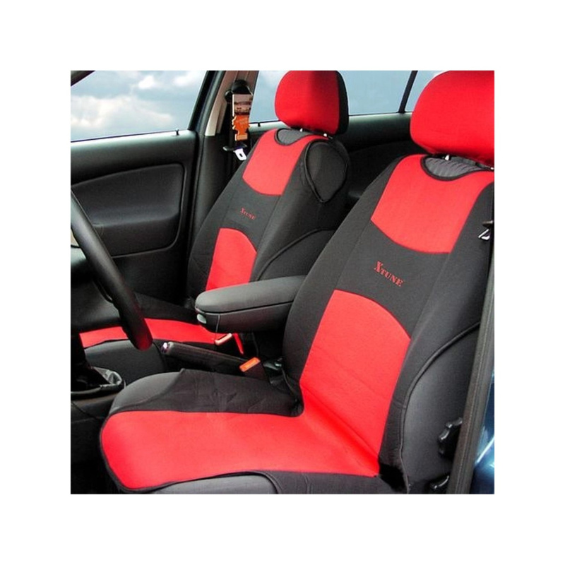 Compass Potah sedadla TRIKO přední 2ks červený