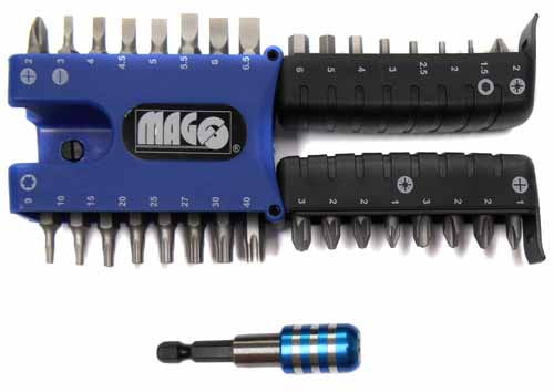 MAGG Profi Sada bitů s rychloupínačem na opasek, 33 ks - MAGG