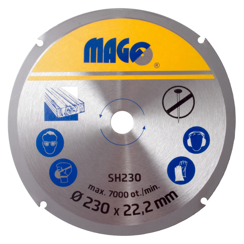 Magg Řezný kotouč na dřevo 230 mm