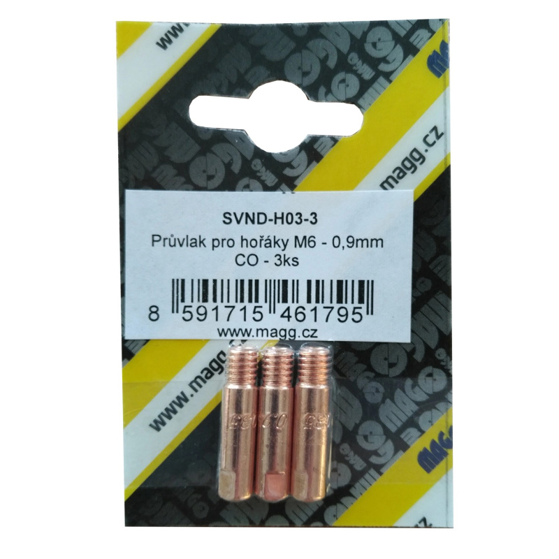 Magg Průvlak pro hořáky M6 - 1,2 mm CO, 3ks