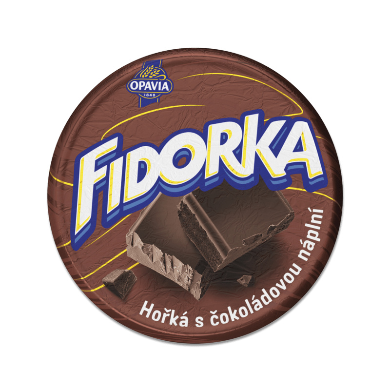 Opavia Fidorka - hořká s čokoládou, 30 g