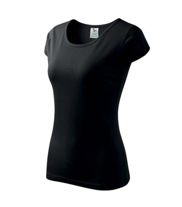 Malfini Tričko bez lemu Malfini Pure - černé  - VYBERTE VELIKOST - Tričko bez lemu Malfini Pure, vel. 2XL - černá