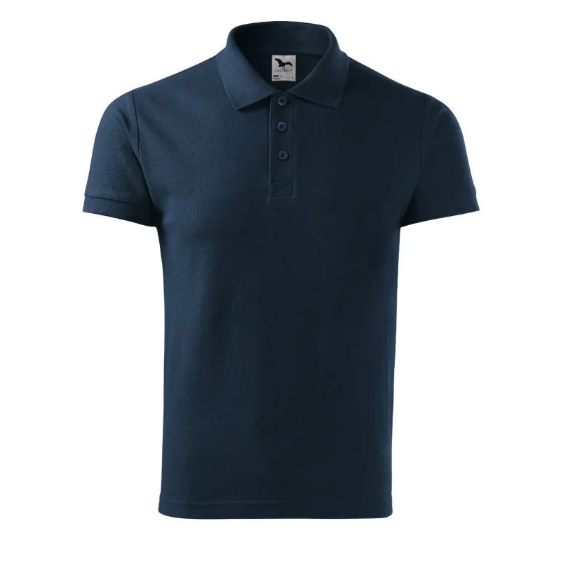 Bavlněná polokošile Malfini M MLI-21202 navy blue L