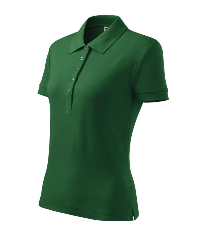 Polokošile Malfini Cotton W MLI-21306 lahvově zelená S