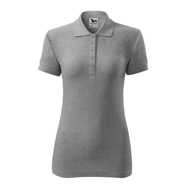 Polokošile Malfini Cotton W MLI-21312 tmavě šedá melange S