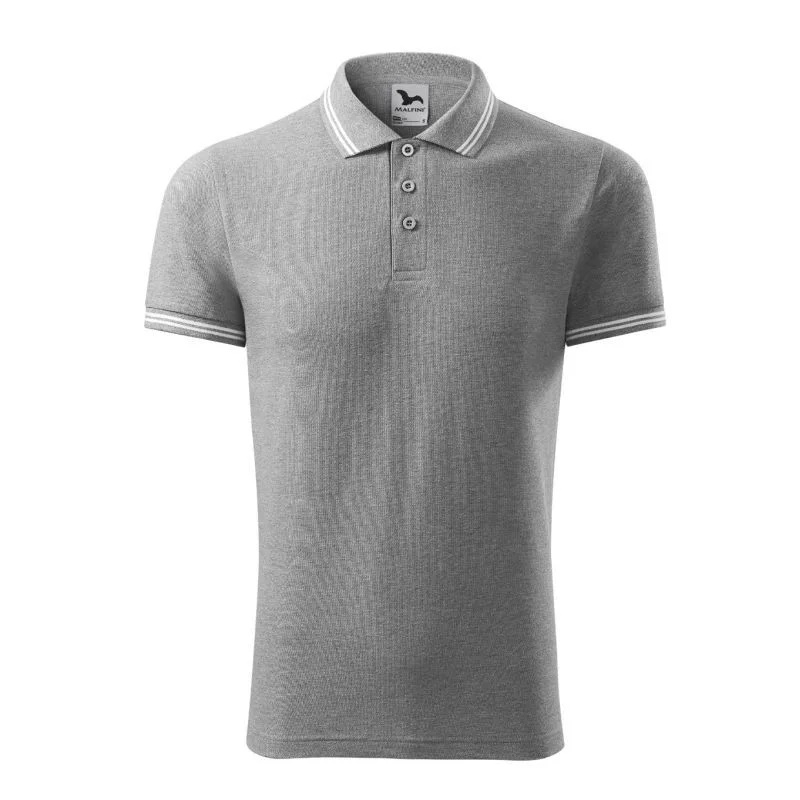 Pánské polo tričko Malfini Urban M MLI-21912 tmavě šedá melanž - Malfini L