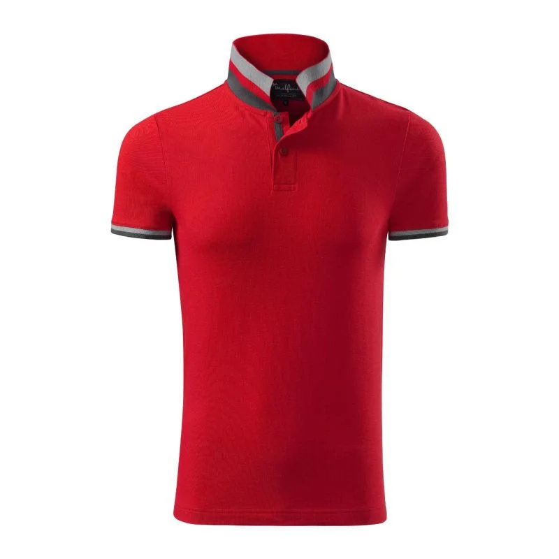 Polokošile Malfini Collar Up M MLI-25671 design červená S