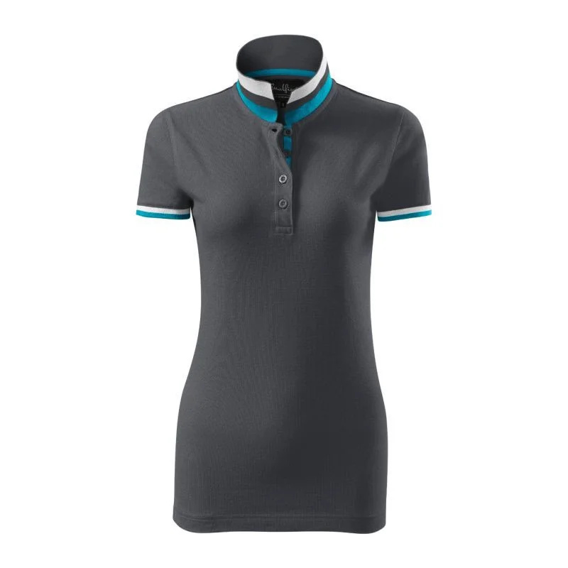 Polokošile Malfini Collar Up W MLI-25783 light anthracite L