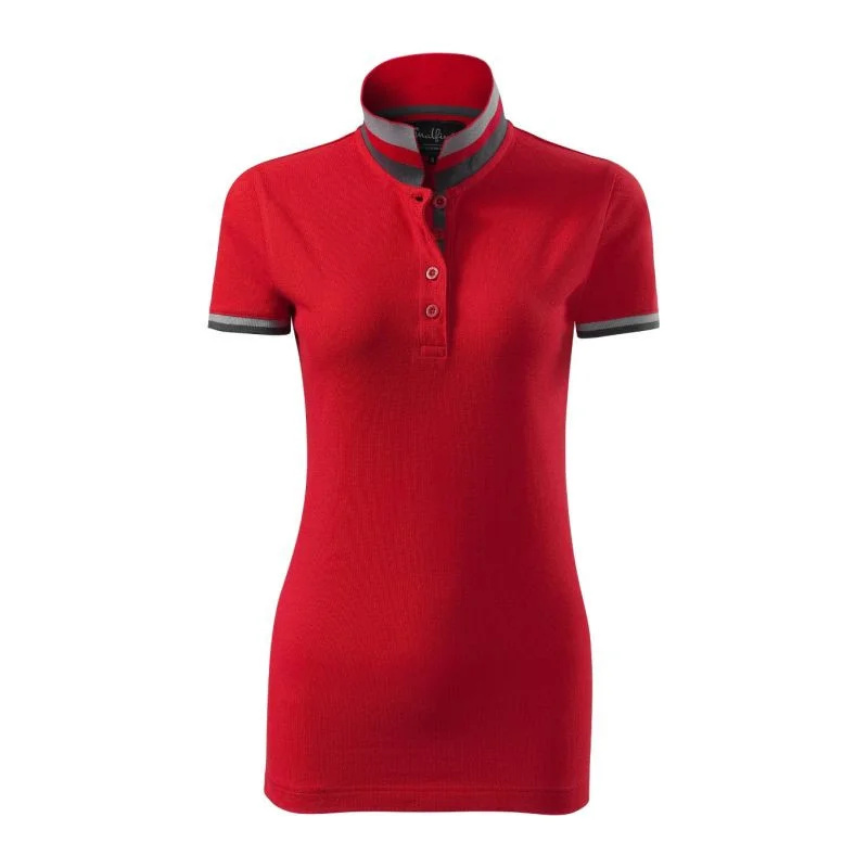 Polokošile Malfini Collar Up W MLI-25771 design červená 2XL