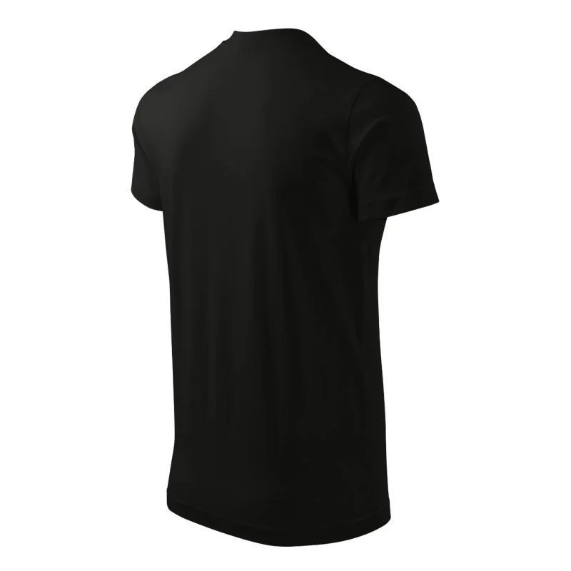 Mafini Těžké tričko s výstřihem do V M MLI-11101 černá 3XL
