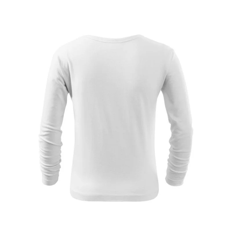 Tričko Malfini Fit-T LS Jr MLI-12100 bílá 158 cm/12 let