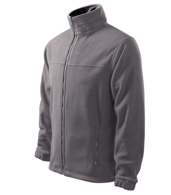 Jacket fleece pánský ocelově šedá 3XL