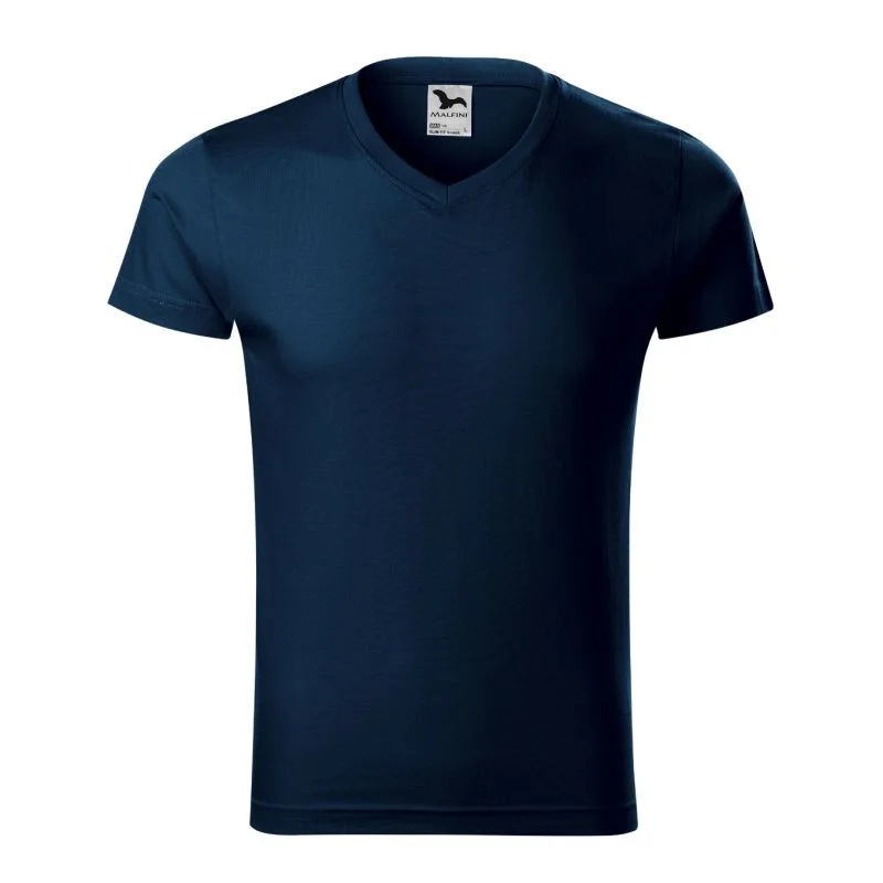 Pánské tričko s výstřihem do V Slim Fit M MLI-14602 - Malfini XL