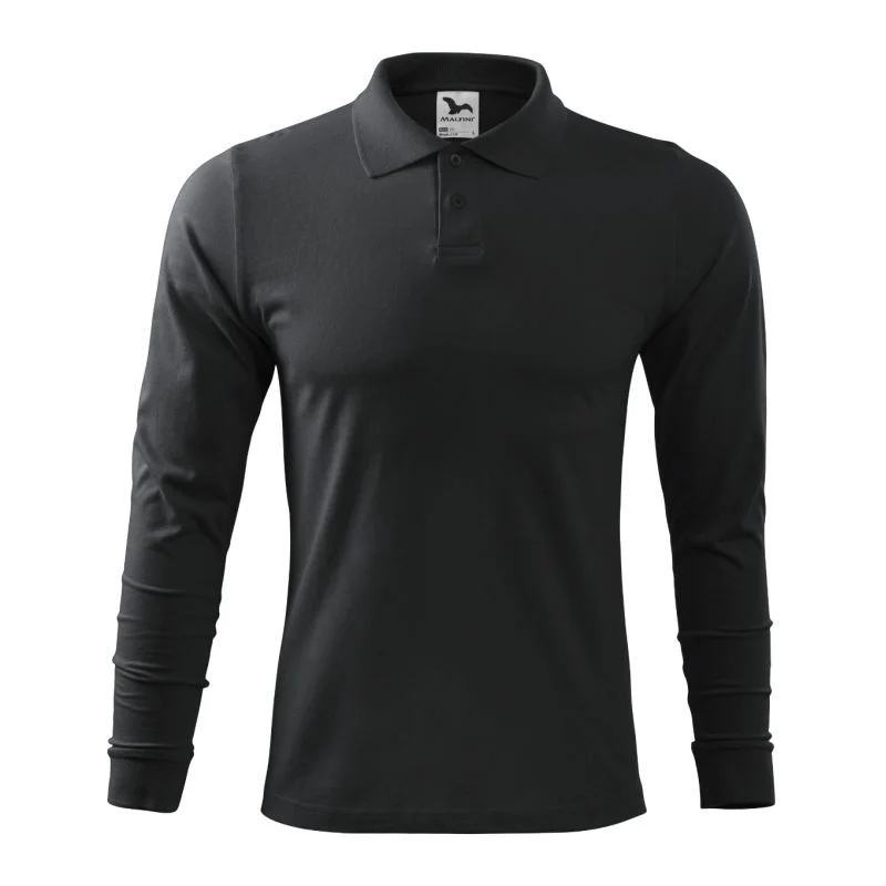 Malfini Single J. LS M MLI-21194 ebenově šedá polokošile 2XL