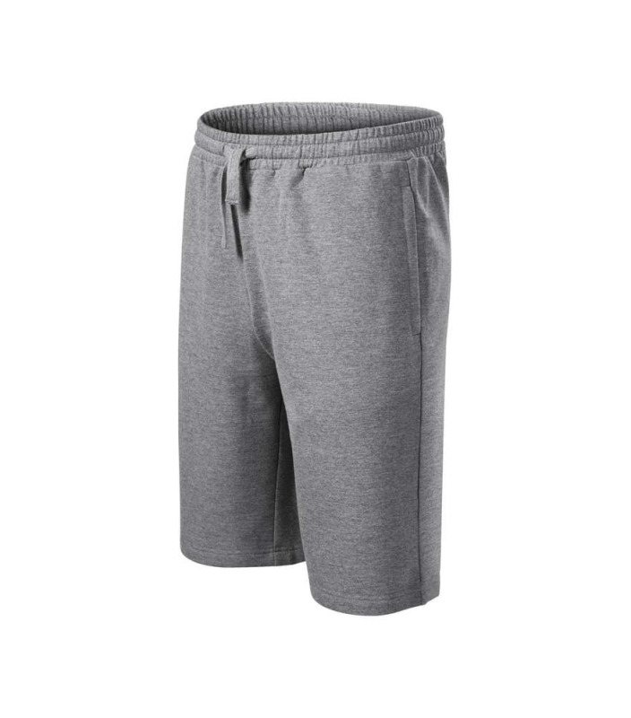 Malfini Comfy M MLI-61112 tmavě šedé melanžové šortky 3XL