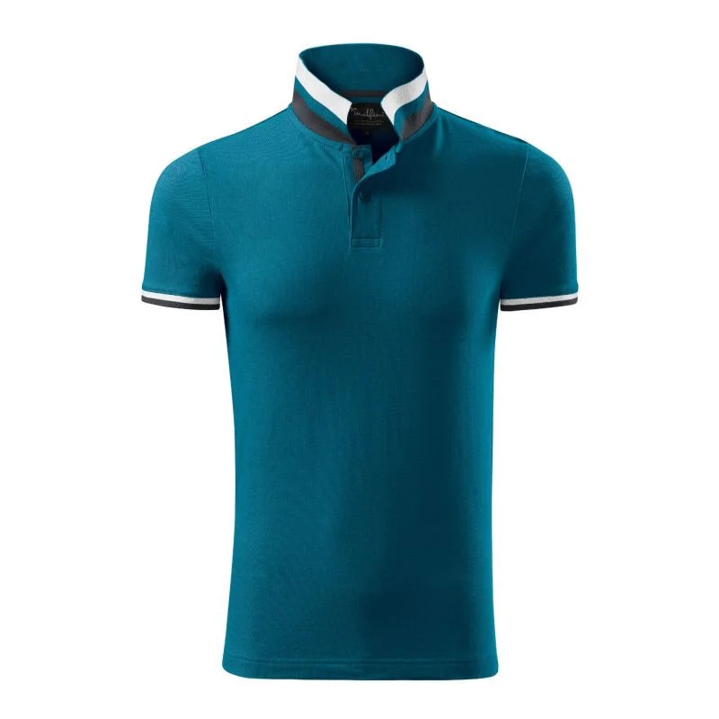 Polokošile Malfini Collar Up M MLI-25693 petrolejově modrá 3XL