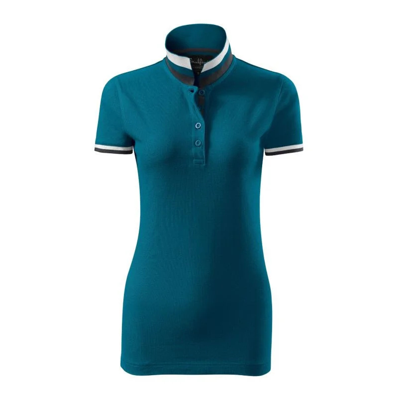 Polokošile Malfini Collar Up W MLI-25793 petrolejově modrá S
