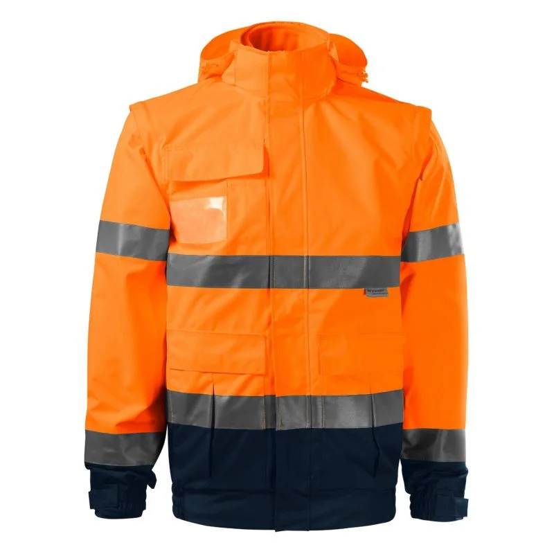 Rimeck HV Guard 4 in 1 M pánská bunda MLI-5V298 fluorescenční oranžová 3XL