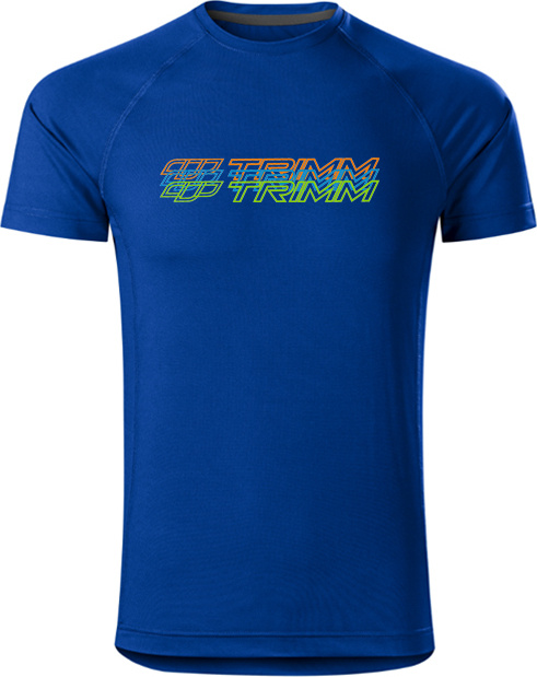 Pánské tričko TRIMM Destiny modré Barva: Royal blue, Velikost: XL