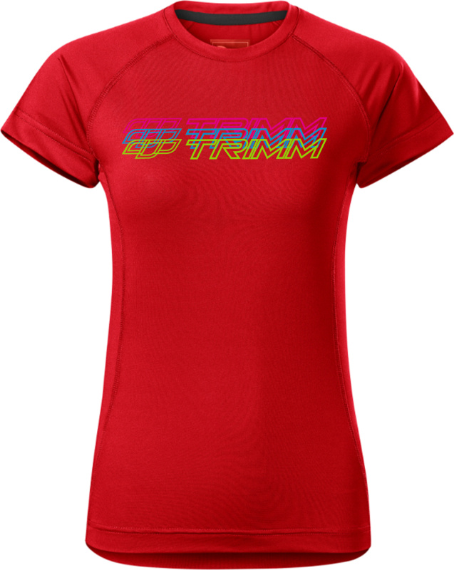Dámské tričko TRIMM Destiny Lady červené Barva: red, Velikost: XL