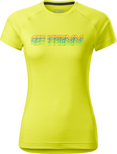Dámské tričko TRIMM Destiny Lady žluté Barva: Lemon, Velikost: XL