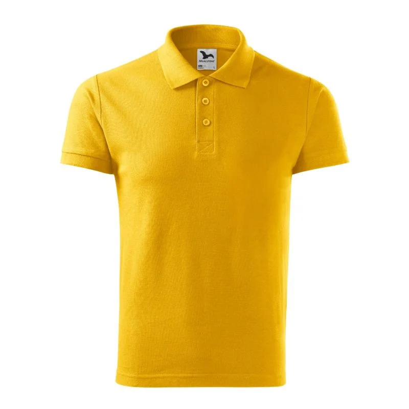 Bavlněná polokošile Malfini M MLI-21204 žlutá 3XL