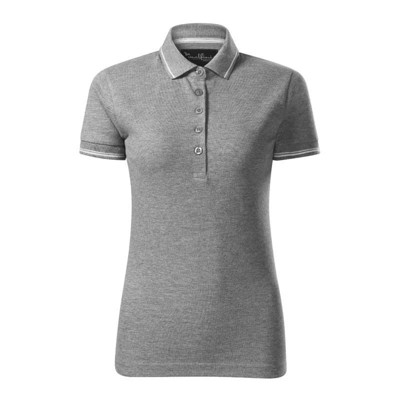 Malfini Perfection W hladká polokošile MLI-25312 tmavě šedá melange 2XL