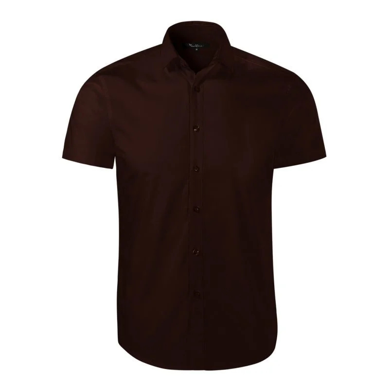 Malfini Flash M MLI-26027 coffee shirt pánské L
