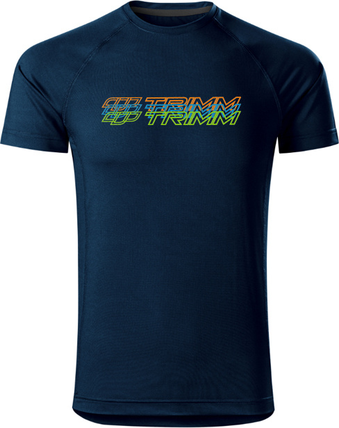 Pánské tričko TRIMM Destiny modré Barva: Navy blue, Velikost: XL