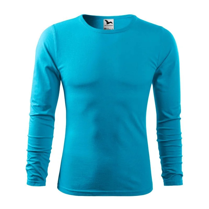 Malfini Fit-T LS M MLI-11944 tyrkysové tričko m