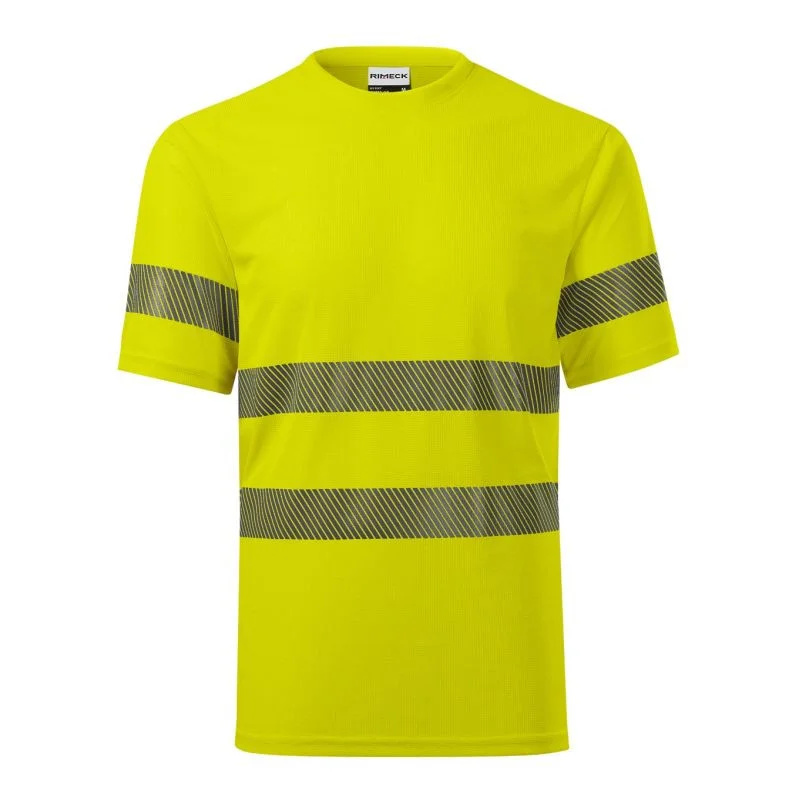 Pánské tričko Rimeck HV Dry M MLI-1V897 fluorescenční žlutá barva XL
