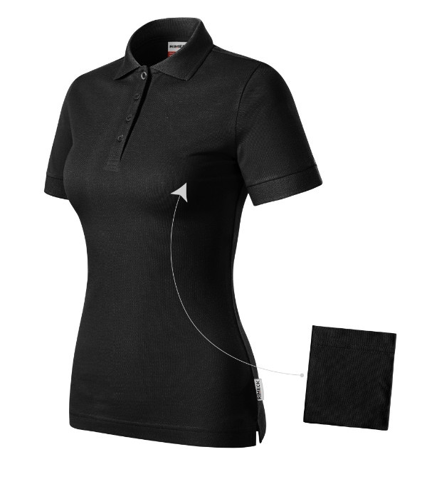 Resist Heavy Polo polokošile dámská černá 2XL