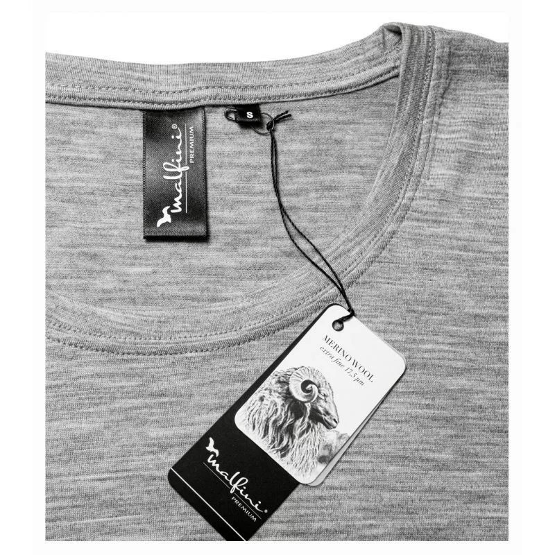 Dámské tričko s dlouhým rukávem Premium Merino Rise MLI-16001 Černá - Malfini černá XXL