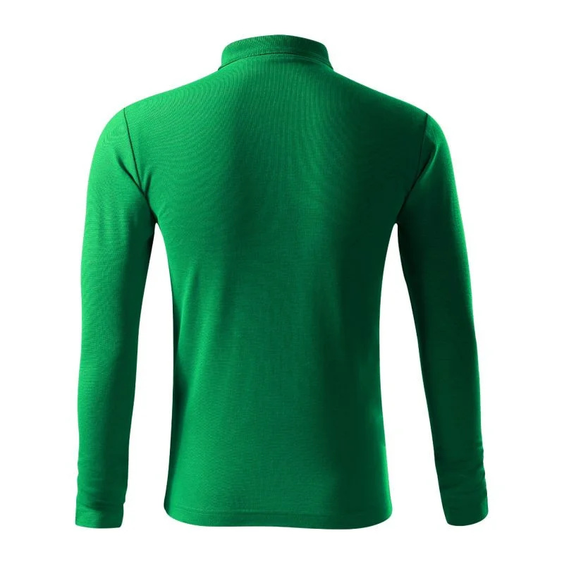 Pánská polokošile Malfini Pique Polo LS M MLI-22116 trávově zelená polokošile 2XL