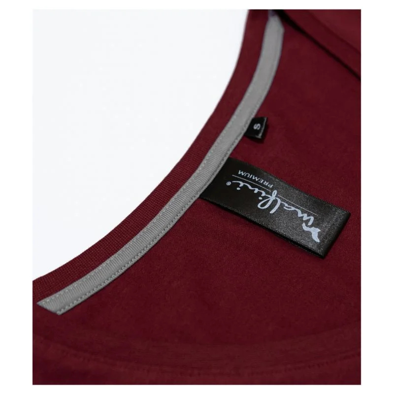 Malfini Action Tričko s výstřihem do V W MLI-70186 garnet s
