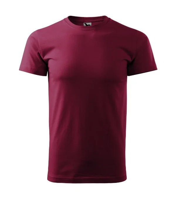 Basic tričko pánské garnet 3XL