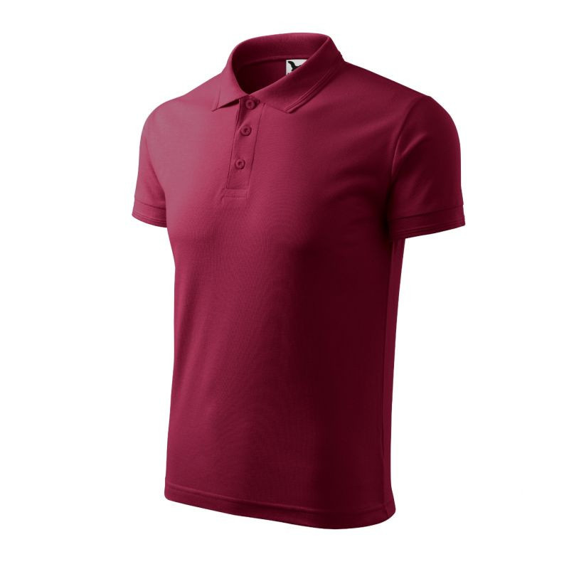 Pánská polokošile Pique (granátová) 2XL