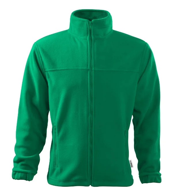 Jacket fleece pánský středně zelená 2XL