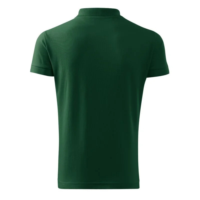 Tmavě zelená polokošile Malfini Cotton Heavy M MLI-215D3 m